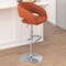 Flash Furniture Cognac Vinyl Adjustable Height Barstool CH-122070-BR-GG - alternate 7